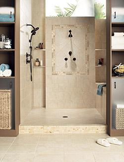 Add luxury to your home with a custom shower.